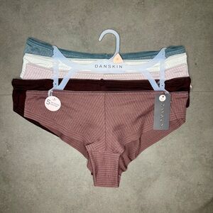 Danskin‎ Women's No Show Panties - Jewel Tone Colors (Set of 5)